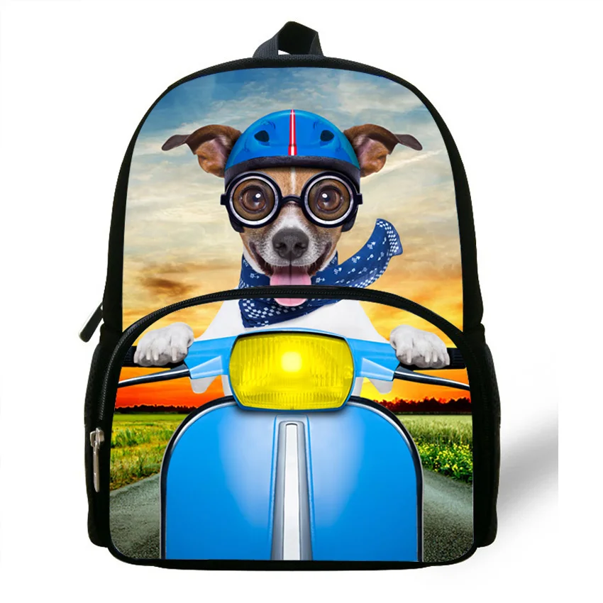 12 Inch 2017 Cute Animal Print Bag For Kids Preschool Backpacks For