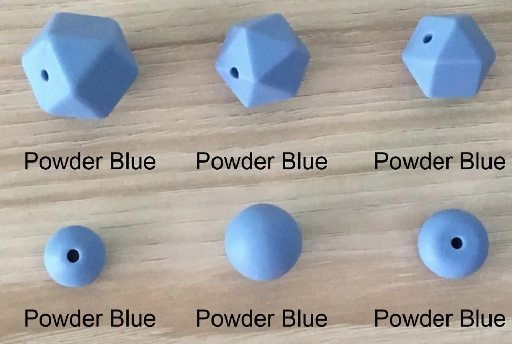 silicone teething beads