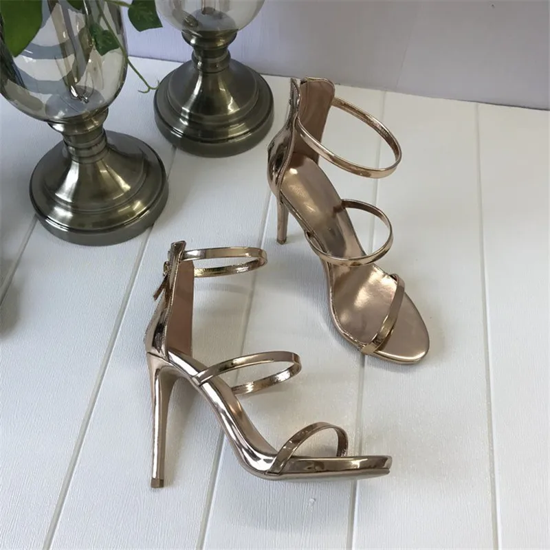 

Luxury Shoes Women Summer Shoes Fashion Dancing Runway High Heel Sandals Sexy Stiletto Party Wedding Shoes Sliver Gold Shoes