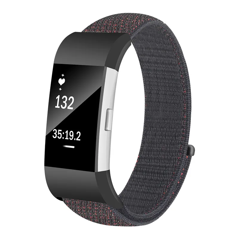 

ASHEI Wrist bands For Fitbit Charge 2 Band Nylon Sport Nylon Sport Loop Breathable Nylon Replacement Strap For Charge 2 Bracelet