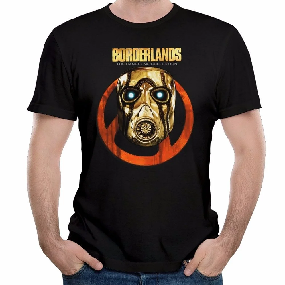 Дизайн футболки С Коротким Рукавом Мужчины мужская Borderlands Красивый Коллекция
