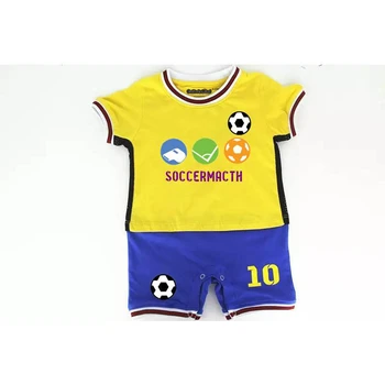 

YSCULBUTOL infant baby soccer romper sport funny football and basketball 0~12m romper