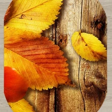 Else коричневый Дерево Желтый Твердые листья цветочный природа 3d принт Нескользящая микрофибра гостиная современный Овальный моющийся ковер