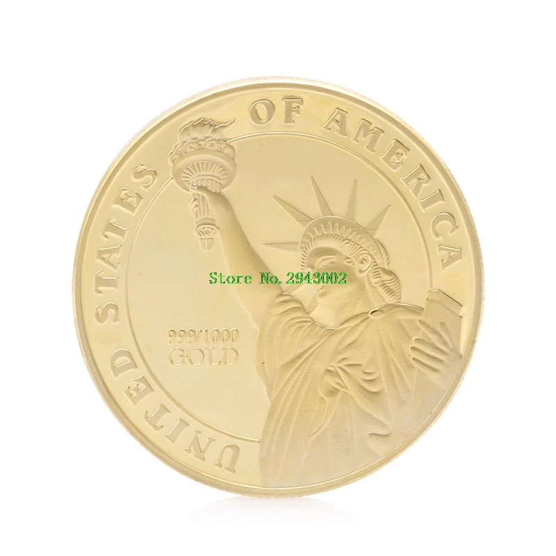 

In God We Trust Medal of Honor Liberty Commemorative Challenge Coin Gold Plated