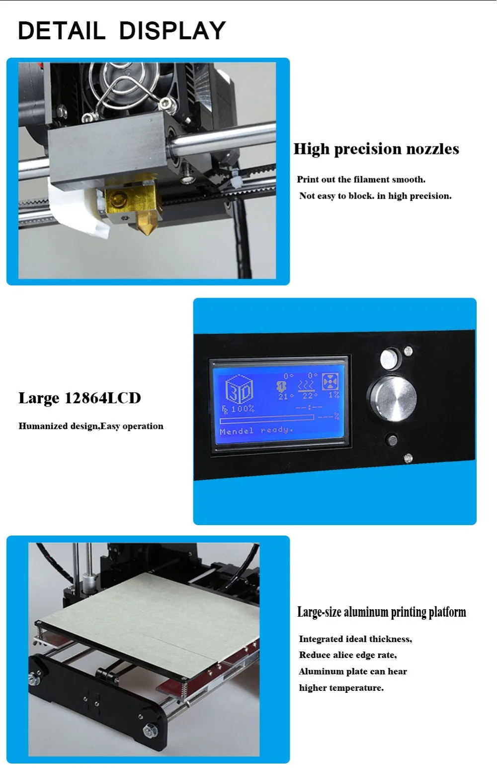 Великобритания США Быстрая Anet A6 E10 Лучшая цена 3D принтер печать DIY наборы FDM impresora 3d дешевая цена