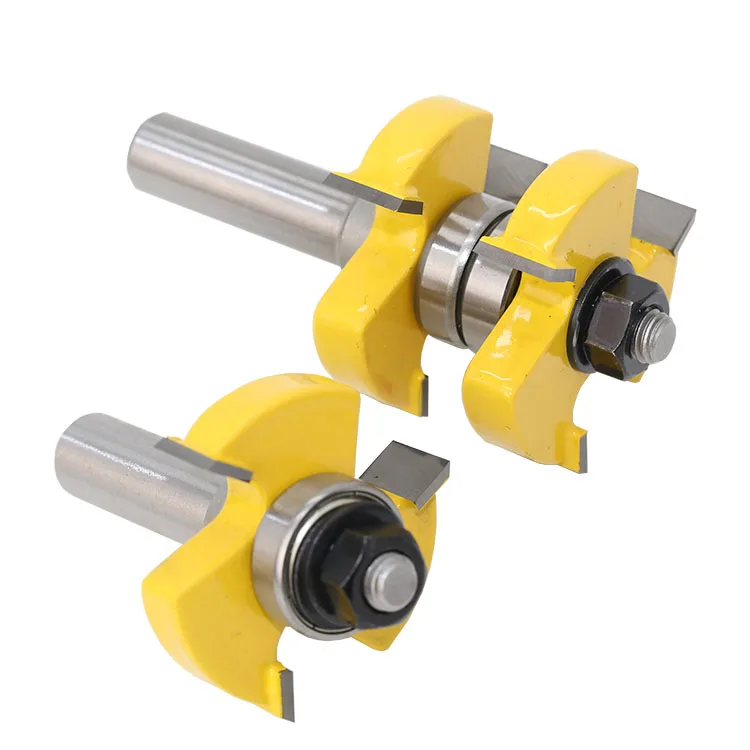 1-12 2 Bit Tongue and Groove Router Bit Set -