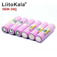 LiitoKala 100% original Neue für INR 18650 batterie 3,7 V 3000mAh INR18650 30Q li-ion Akkus