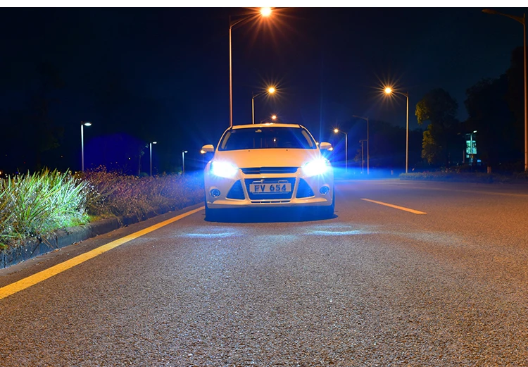 Автомобильный стильный головной светильник s для Ford Focus 2012- светодиодный головной светильник для фокусировки Головной фонарь светодиодный дневной ходовой светильник светодиодный DRL Bi-Xenon HID