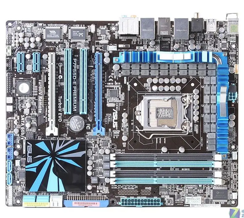 

Socket LGA 1156 For ASUS P7P55D-E Premium Desktop Motherboard P55 i5 i7 DDR3 SATA2 USB3.0 ATX