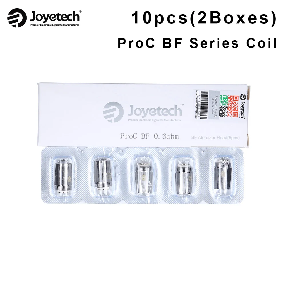

10PCS Original Joyetech ProC BF Series Coil 0.5ohm 0.6ohm 1.0ohm 1.5ohm Vape Coil For eGo AIO Electronic Cigarette