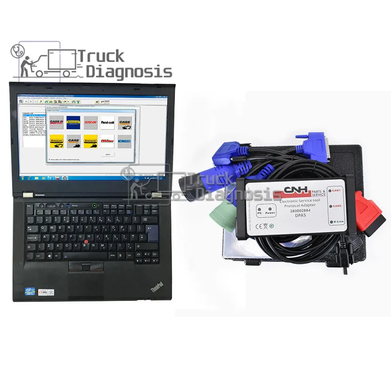 9,1 CNH EST диагностический Комплект New Land электронные сервисные инструменты+ Toughbook CF19