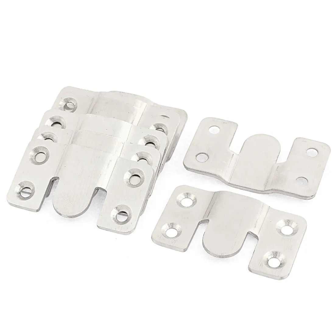UXCELL 8Pcs Interlock Brackets Sofa Photo Frame Interlock Bracket Joint Connector Hanging Hook