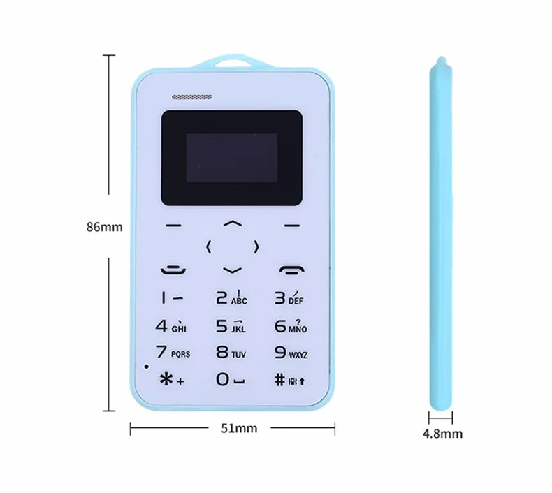 AEKU, C6, мультяшный, для девочек, GPRS, вибрация, bluetooth, 2,0, маленький размер, мини, ультратонкий, кредитная карта, мобильный телефон, PK M5