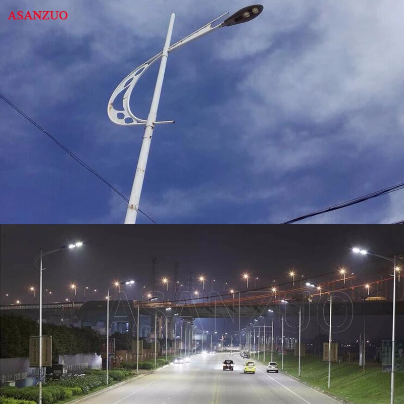 ASANZUO30W 50W 100W 150W 200W Led 가로등 AC85-265V 방수 IP65 도로 램프 Led 야외 조명 정원 조명