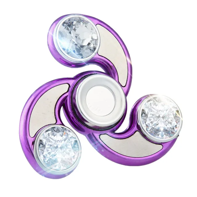 Best Quality Clover Rotation Diamond Fid Spinner Plastic EDC Hand