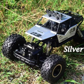 

Pokich 1/16 40Mhz 4WD Electric Radio Remote Control Off Road Vehicle RC Climbing Car Rock Crawler Truck Buggy Toys Gift