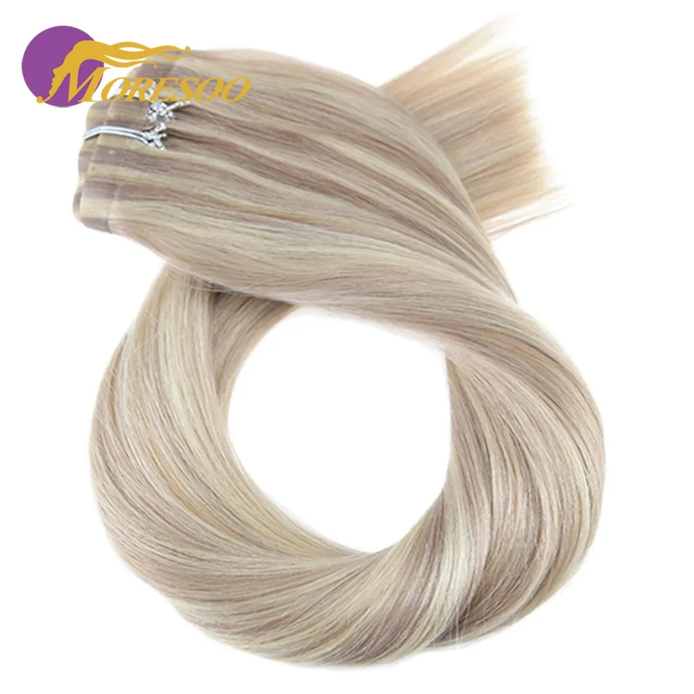 Moresoo Clip in Human Hair Extensions Seamless PU Clip in Hair Extensions Remy Brazilian Hair 7PCS 120G Full Head Set Moresoo Clip in Human Hair Extensions Seamless PU Clip in Hair Extensions Remy Brazilian Hair 7PCS 120G Full Head Set