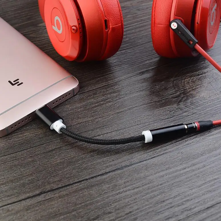 SUOZUN AUX audio cable USB Type C to 3.5 Earphone Adapter Type-C to 3.5mm Headphone converter for xiaomi 6 Letv Le2 SUOZUN AUX audio cable USB Type C to 3.5 Earphone Adapter Type-C to 3.5mm Headphone converter for xiaomi 6 Letv Le2