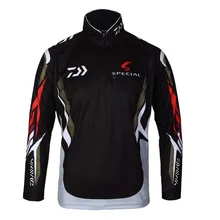 2018 New fashion Daiwa Fishing Clothes Vests Fast-Drying Anti-UV Daiwa Jacket Sports activities Garments Lengthy Sleeve Fishing Clothes AK001