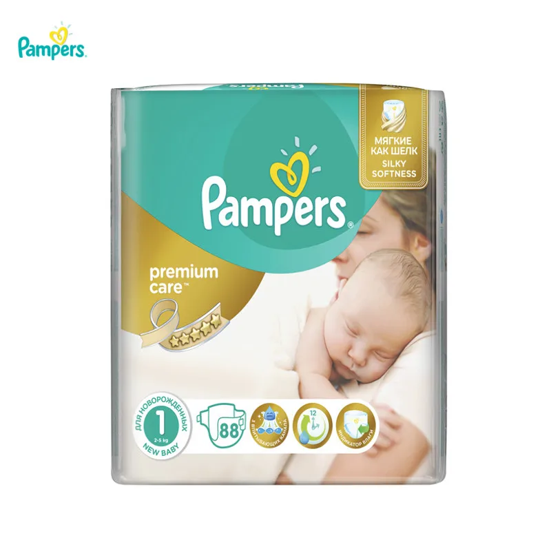 Подгузники Pampers Premium Care 2-5 кг размер 1 88 шт. |