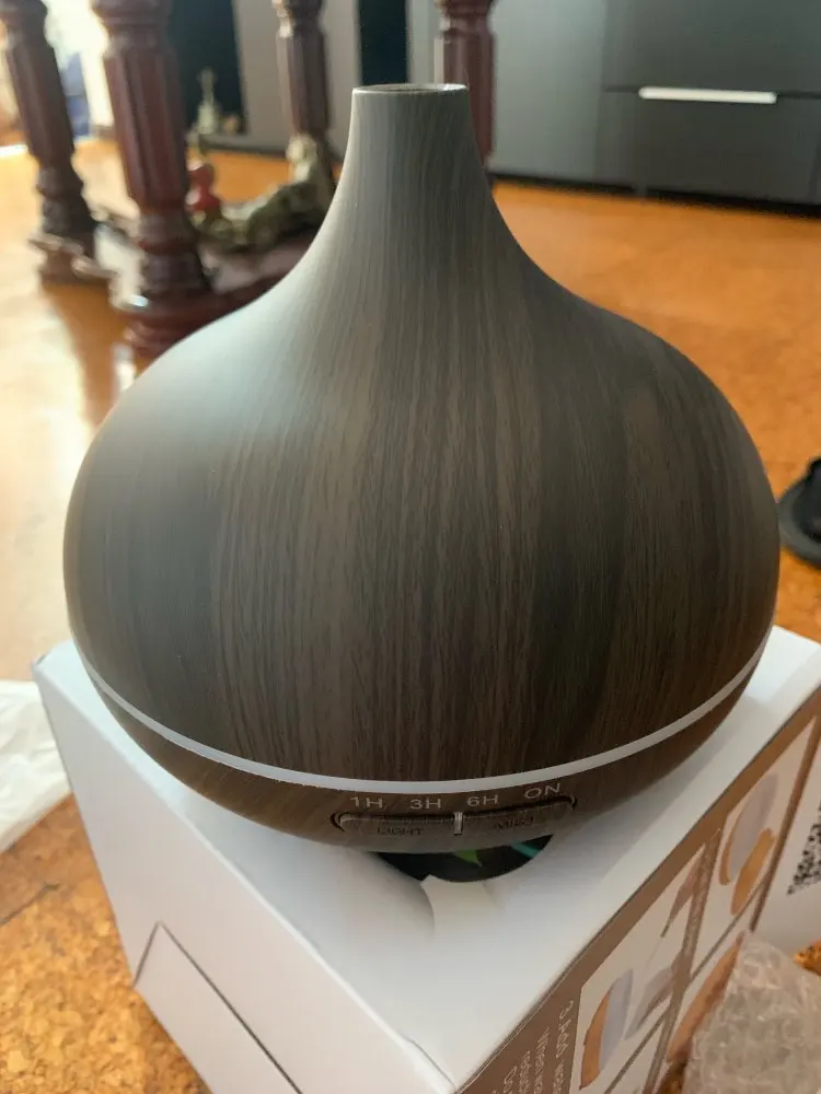 Wood Patterned Ultrasonic Oil Diffuser