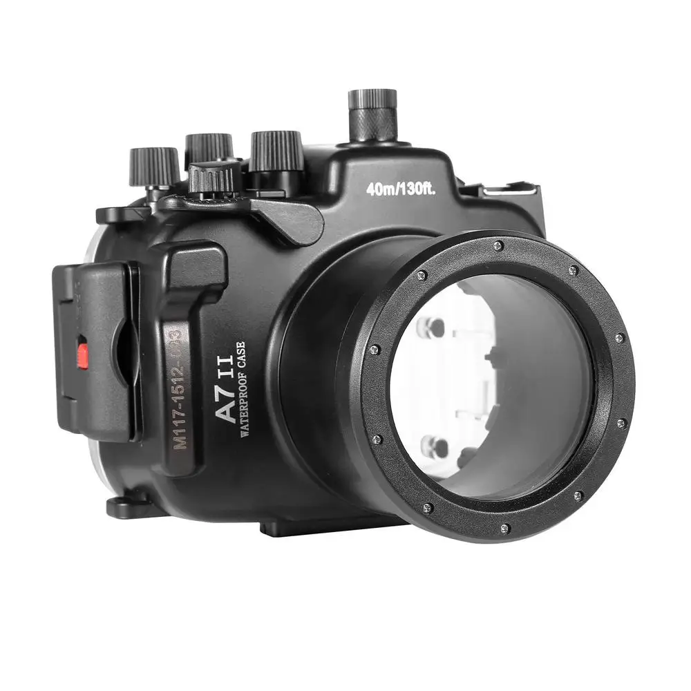 Водонепроницаемый чехол 40 м/130 футов для корпуса камеры Sony A7 II A7r A7s подводного +