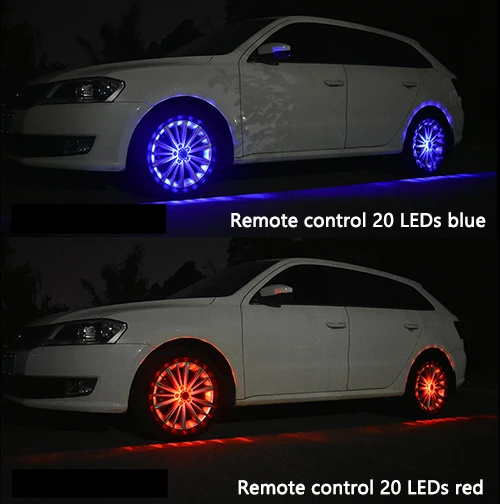 Solar power LED wheel light 9