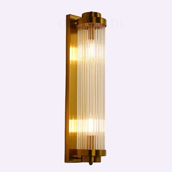 

Nordic Design wall lamps golden Crystal Wall Sconce lamp Bar Store Foyer Bedroom Living room decor wall light
