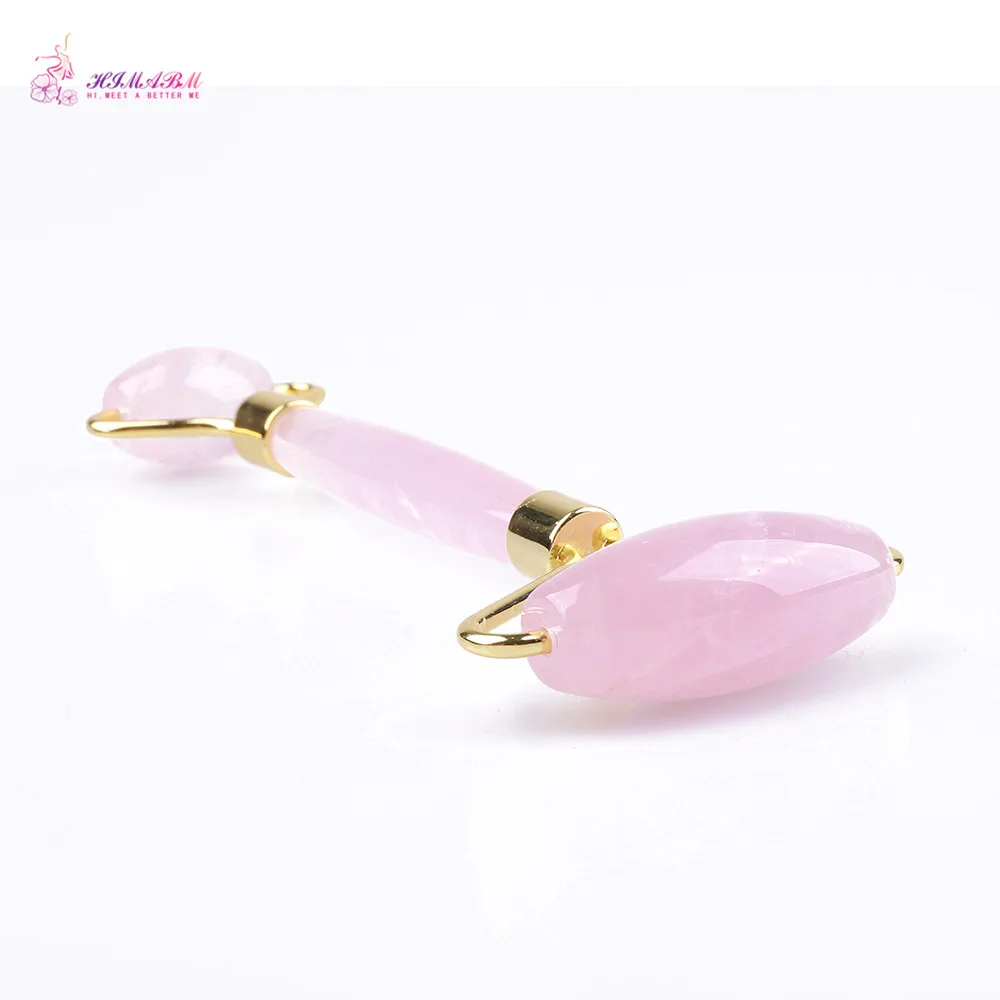 HIMABM Rose Quartz Face Massage Roller Beauty Tool Facial Eye Neck Body Anti Ageing Therapy C HIMABM Rose Quartz Face Massage Roller Beauty Tool Facial Eye Neck Body Anti Ageing Therapy C