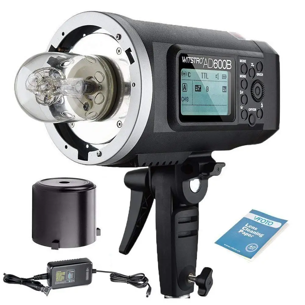 Godox Witstro AD600B 600 Вт 2 4 г TTL HSS портативная наружная вспышка Bowens крепление для C N s