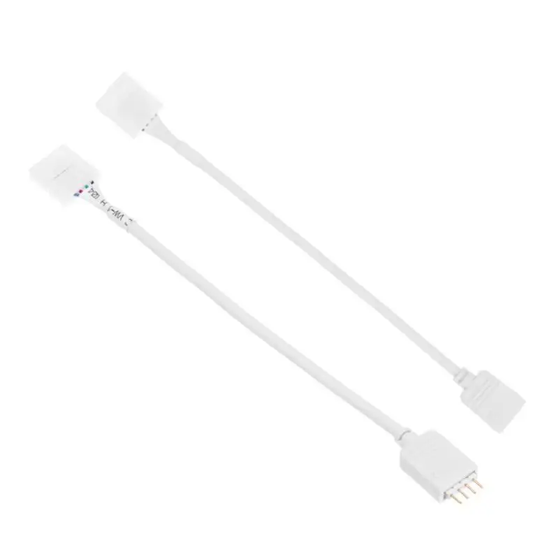 1 шт. 10 мм 4Pin 5050SMD RGB Светодиодная лента для контроллера Соединительный Кабель