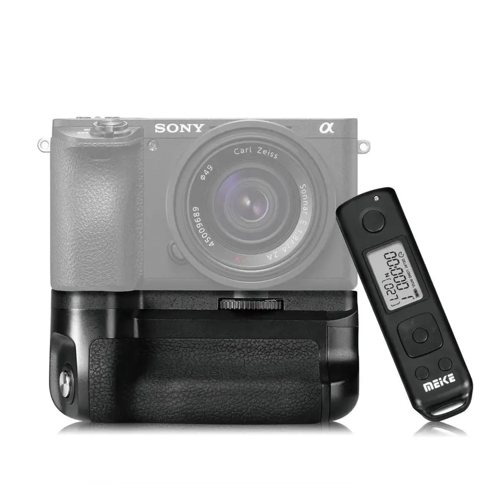 Meike MK-A6500 Pro Battery Grip 2.4GHZ Remote Controller Up to 100M to Control Vertical-shooting Function For Sony A6500 Camera Meike MK-A6500 Pro Battery Grip 2.4GHZ Remote Controller Up to 100M to Control Vertical-shooting Function For Sony A6500 Camera