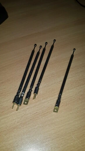 Replacement 25.4cm 10/" 5 Sections Telescopic Antenna Aerial for Radio TV TS