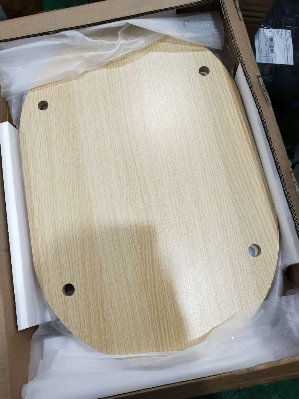 60*40*47CM Modern Wood Bedside Table Sofa Side Coffee Table Mobile Oval Tea Cart With Wheels