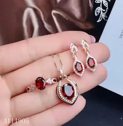 KJJEAXCMY бутик ювелирных изделий 925 с инкрустацией, из чистого серебра натуральный крапчатый полудрагоценный камень женское кольцо ожерелье
