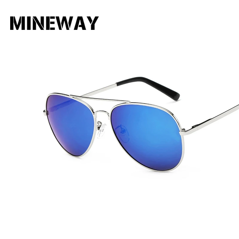 MINEWAY Brand Designer Pilot Sunglasses Men polarized Uv400 high