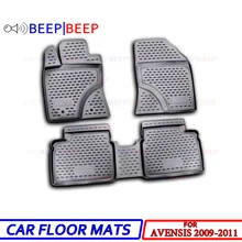 Автомобильные коврики для Toyota Avensis 2009-2011, автомобильные коврики, автомобильные коврики, водонепроницаемые пылезащитные автомобильные стильные украшения интерьера