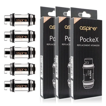 

Aspire PockeX 1.2 ohm Replacement Atomizer Kanthal Coil 15 Pieces for PockeX AIO Sub Kit