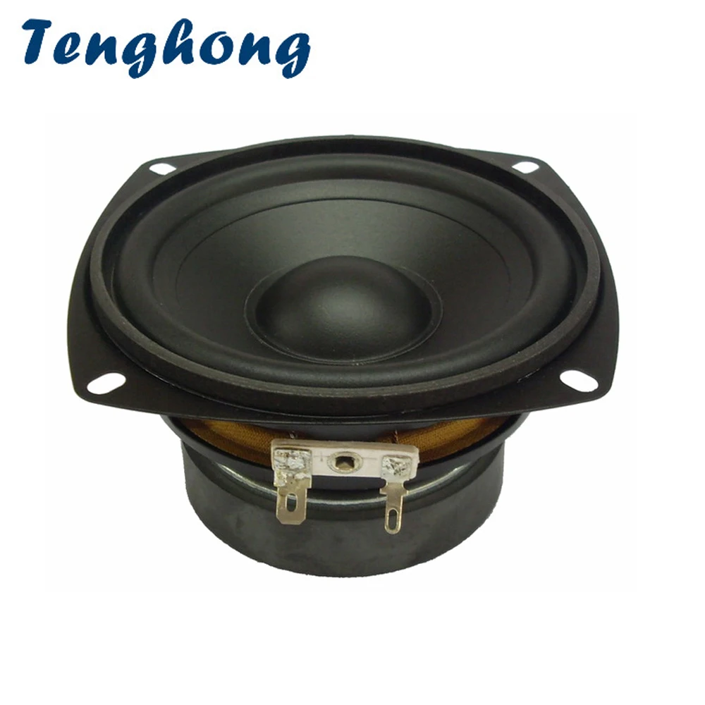 

Tenghong 4Inch Waterproof Midrange Woofer Speaker 4/8Ohm 30W Outdoor Bathroom Lawn Audio Bass Speaker Unit Outdoor Loudspeaker