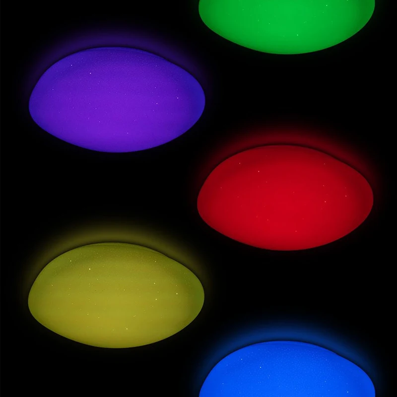 Светильник LED METEOR 60W RGB 3000 6500K max 5500LM пульт 105x535 IP20 CLL2260WRGB METEOR|Потолочные лампы| |