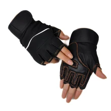 Высококачественные спортивные перчатки для занятий спортом на запястье, тяжелая атлетика, мужские Перчатки для фитнеса, дышащие противоскользящие женские перчатки из силикагеля