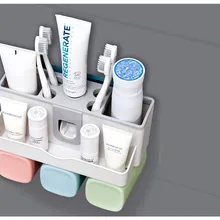 Tg-моторы держатель для зубных щеток для хранения зубных щеток в ванной комнате es стойка кронштейн для полки пластиковый органайзер для зубной пасты