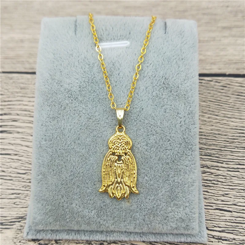 New Shih Tzu Necklace Trendy Style Shih Tzu Pendant Necklace Pet Dog Jewellery Women Charm Jewelery