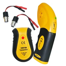 Disjuntor receptor e transmissor elétrico, ferramenta de localização, lâmpada, adaptadores de saída, 220v