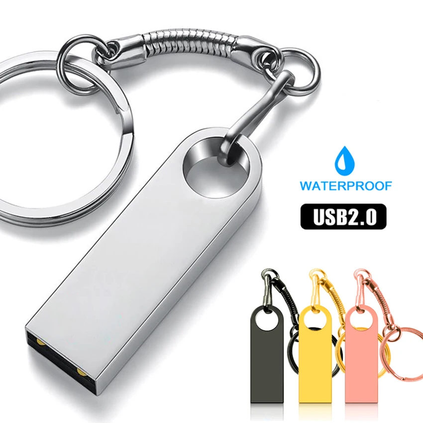 

USB Flash Drive 32GB 128GB 8GB Pendrive 64GB Pen Drive 16GB Metal U Disk High Speed USB Stick 4GB Cel USB Mini Memory Memoria