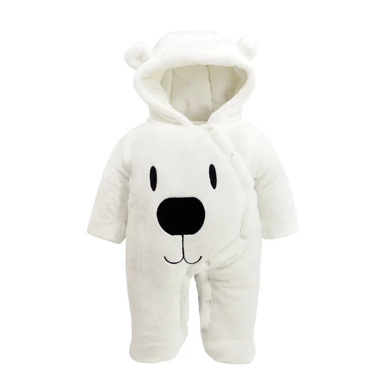 Одежда для новорожденных медведь Onesie маленьких девочек мальчиков Комбинезоны