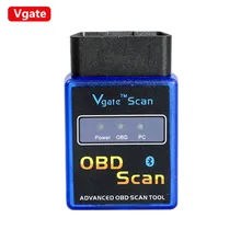 ELM327 Vgate Scan Расширенный OBD2 сканер Bluetooth(Поддержка Android и Symbian) программное обеспечение V2.1