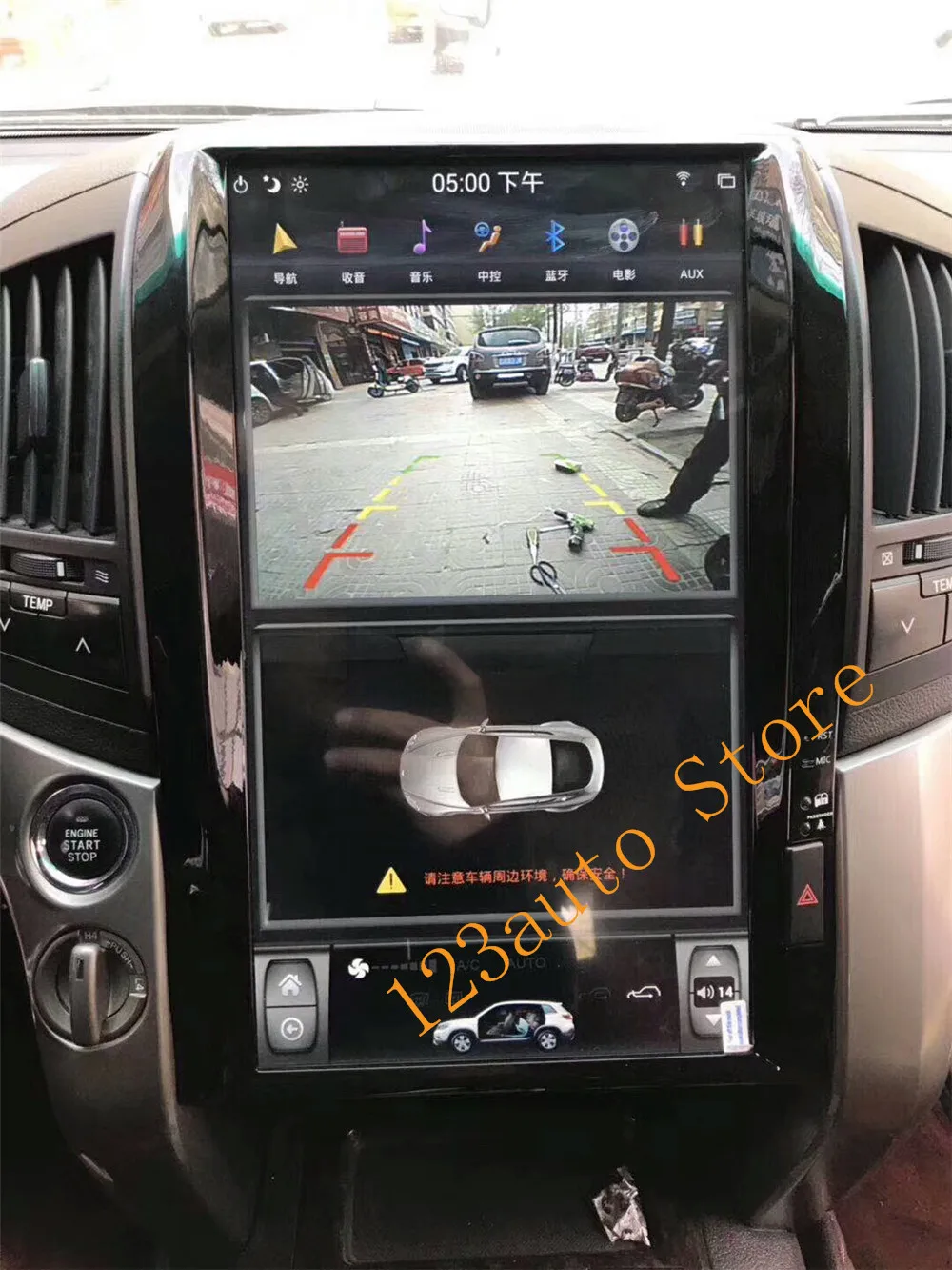 16 дюймов вертикальный Tesla стиль Android 8,1 Авто DVD gps NAVI плеер для TOYOTA LAND CRUISER LC200 VXR GXR 2008- PX6 ips