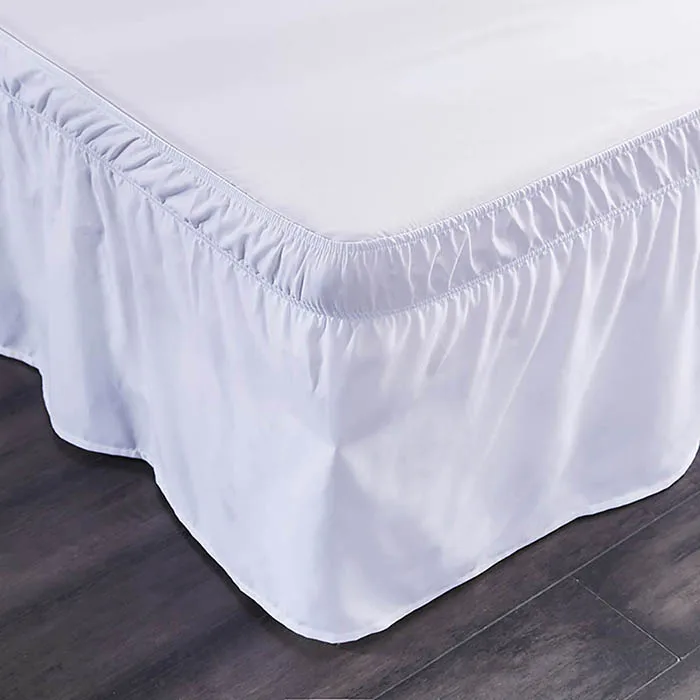 Кровать юбка Sprei покрывало Cubrecama эластичные плиссированные Твердые стороны обёрточная покрывало для кровати colcha de cama cobertores домашняя спальня
