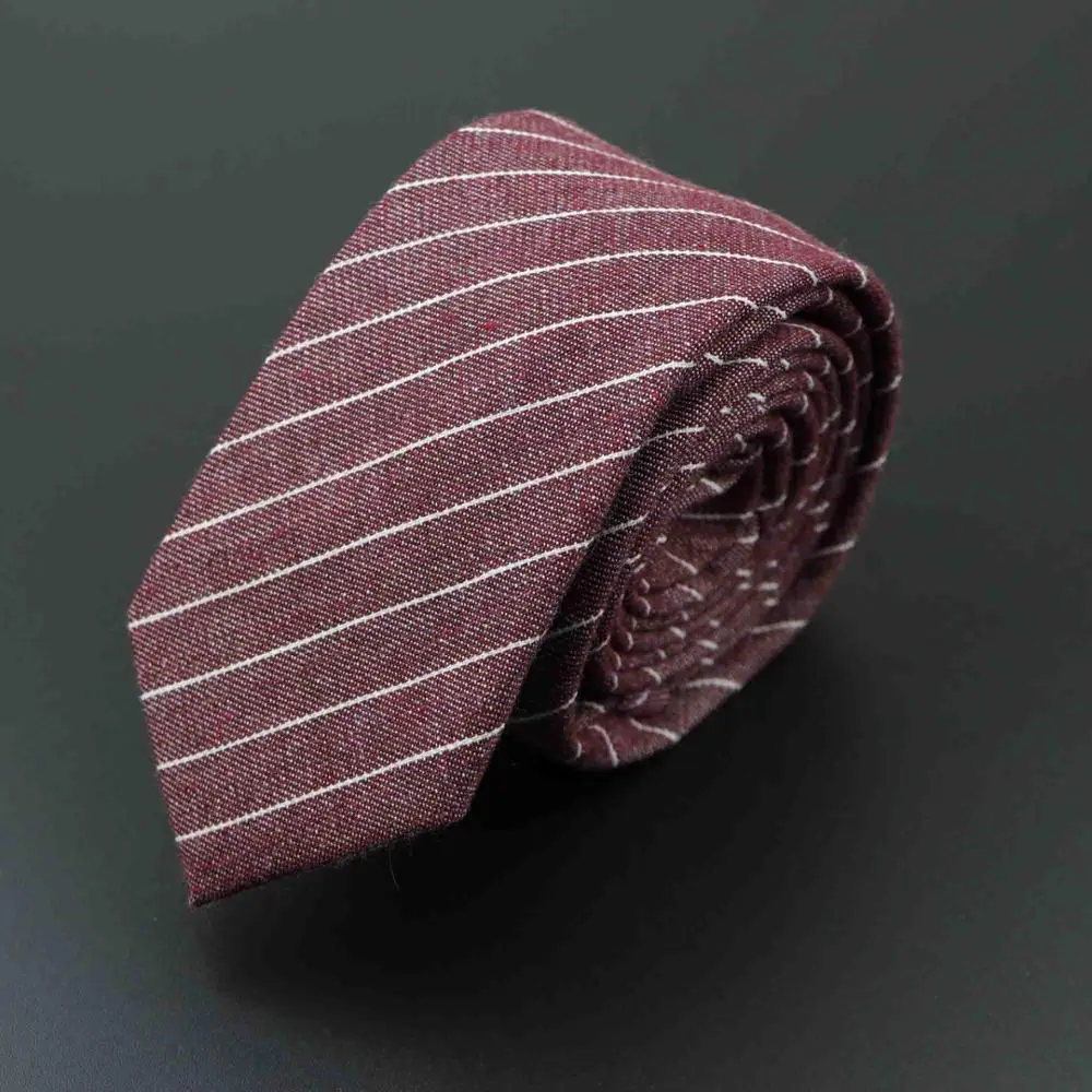 Цветочный клетчатый мягкий галстук на шею 6,5 см, качественный удобный хлопковый льняной галстук, деловой смокинг, мужской галстук, подарок, аксессуары для галстука - Цвет: 10